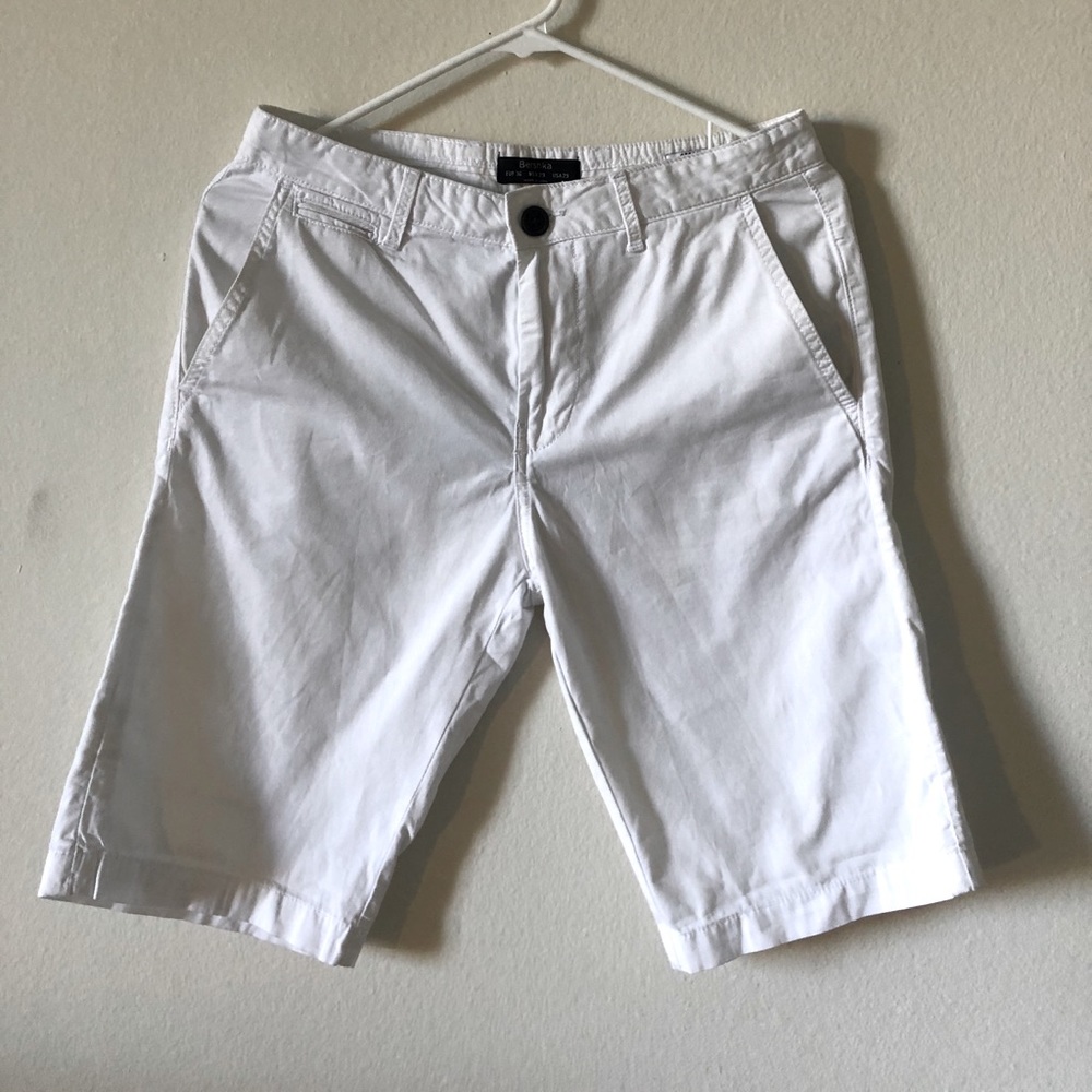 Bershka White Shorts